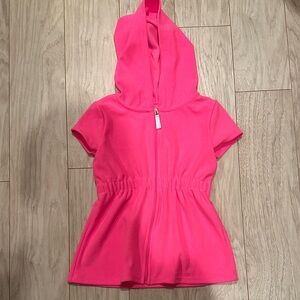 NWOT Lilly Pulitzer Girls Chaplin Coverup in Pink Shandy XS (2T-3T)